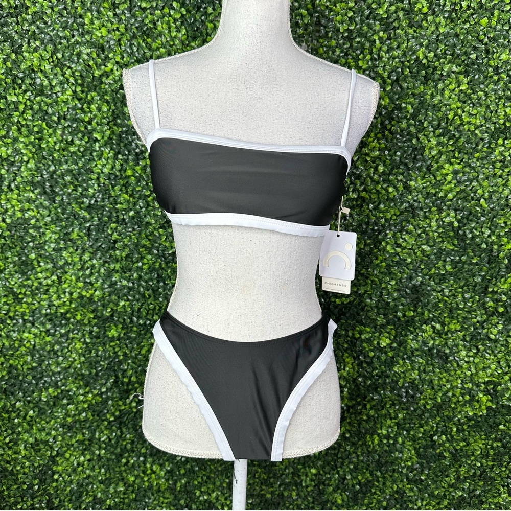 Nwt Commense Contrast Binding Bikini Set - Picture 9 of 16